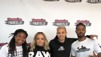 Roshon,TV One Bobby Debarge Story Cast, with The Morning Hustle
