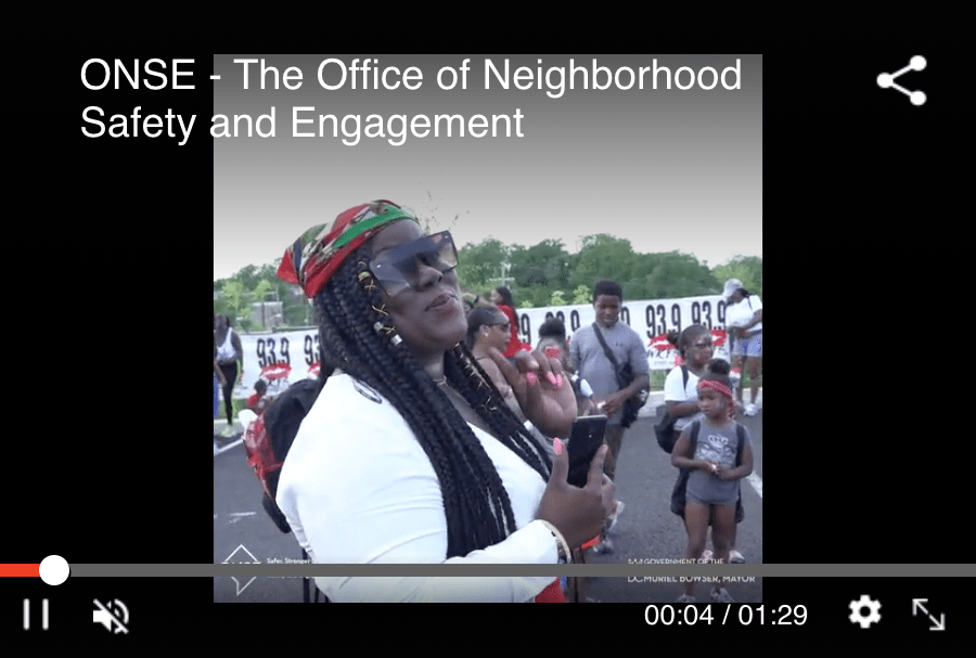 ONSE Office of Neighborhood Safety and Engagement