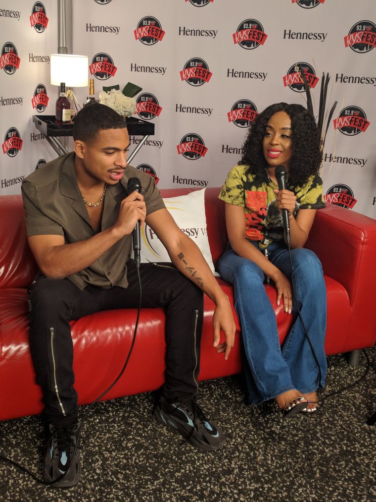 Artists Inside The Hennessy Room At The 2nd Annual KYS Fest