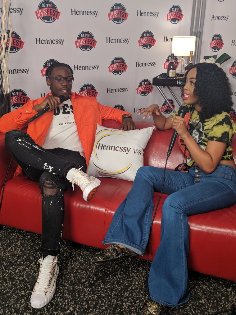 Artists Inside The Hennessy Room At The 2nd Annual KYS Fest