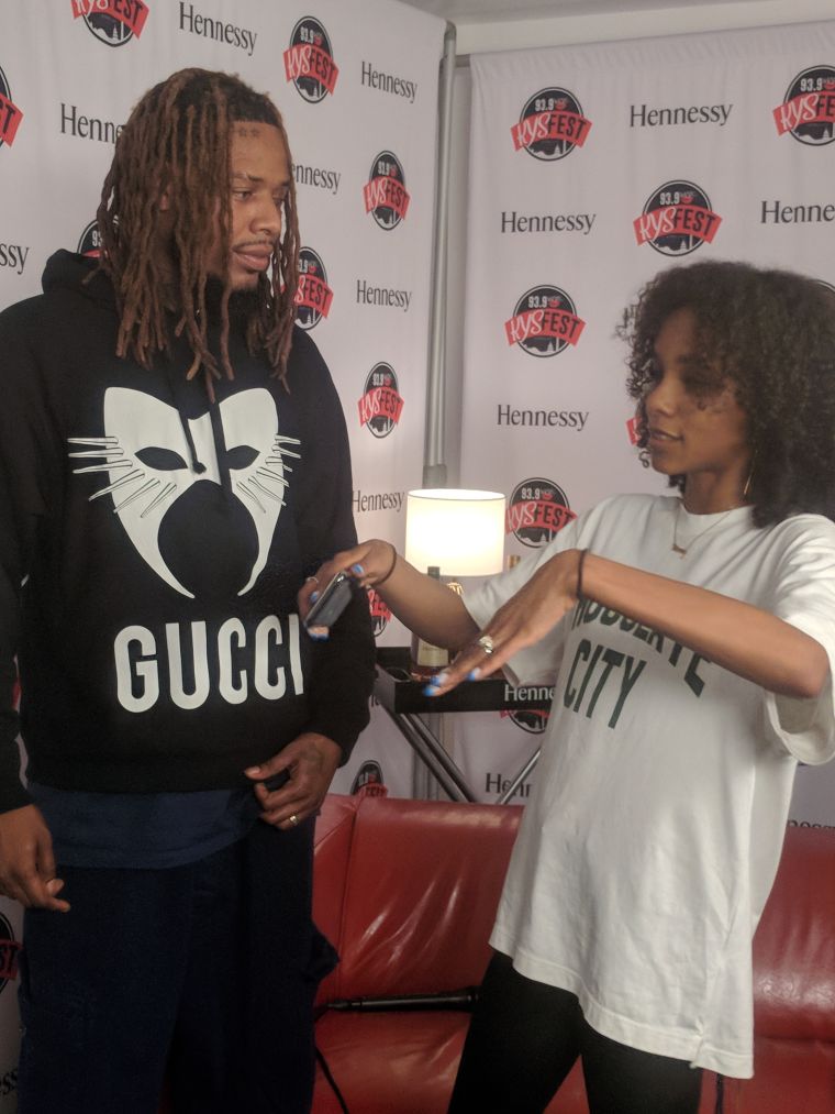 Artists Inside The Hennessy Room At The 2nd Annual KYS Fest