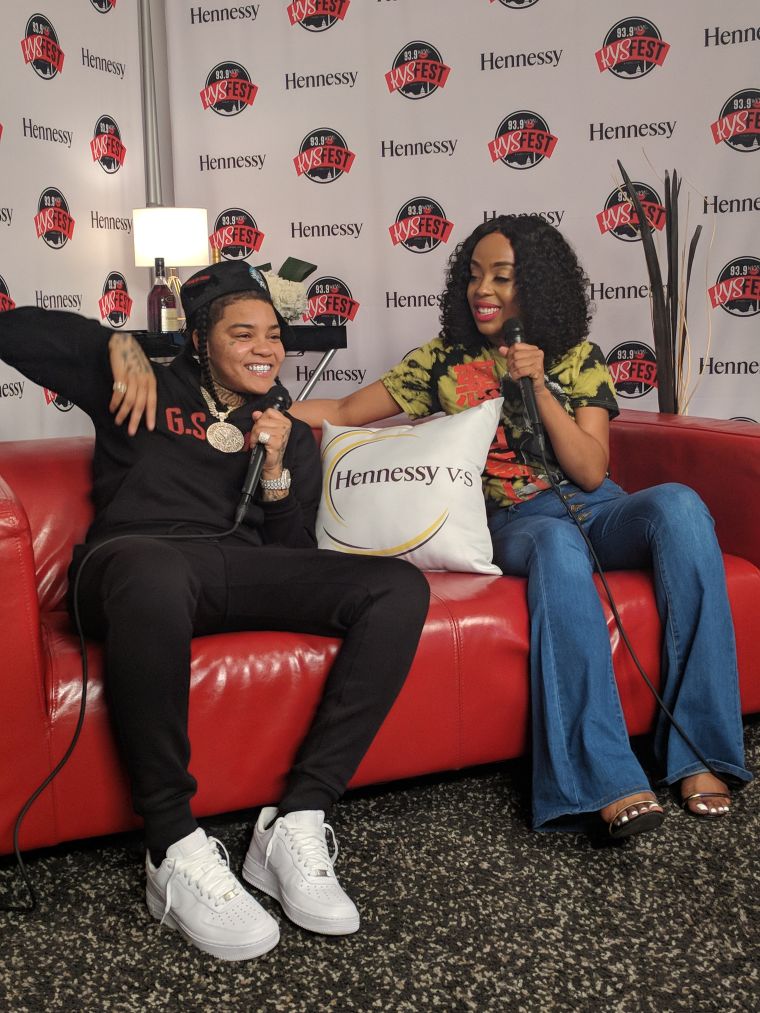 Artists Inside The Hennessy Room At The 2nd Annual KYS Fest