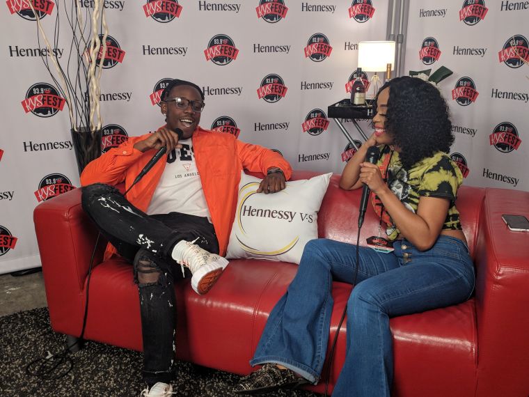 Artists Inside The Hennessy Room At The 2nd Annual KYS Fest