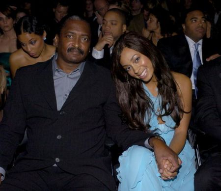 Mathew Knowles and Solange Knowles