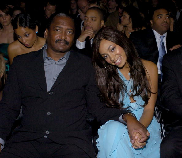 Mathew Knowles and Solange Knowles