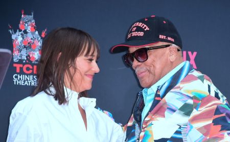 Quincy Jones and Rashida Jones