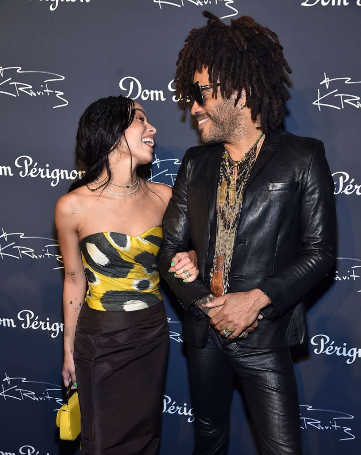 Zoe Kravitz and Lenny Kravitz