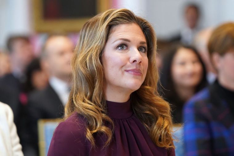 Sophie Grégoire Trudeau, the wife of Canadian Prime Minister Justin Trudeau,