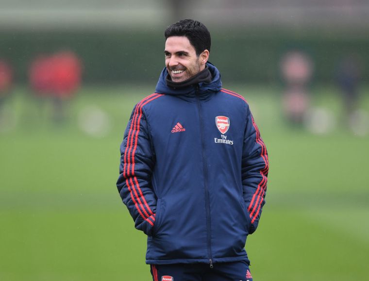 Arsenal's Spanish head coach Mikel Arteta