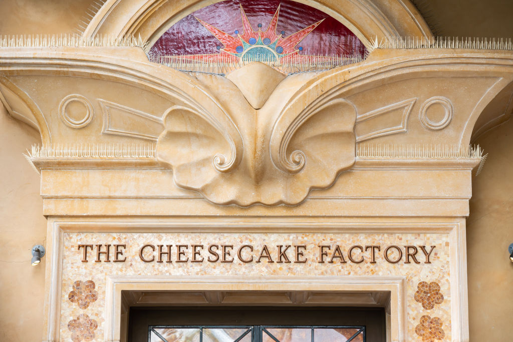 A view of an american restaurant company The Cheesecake...