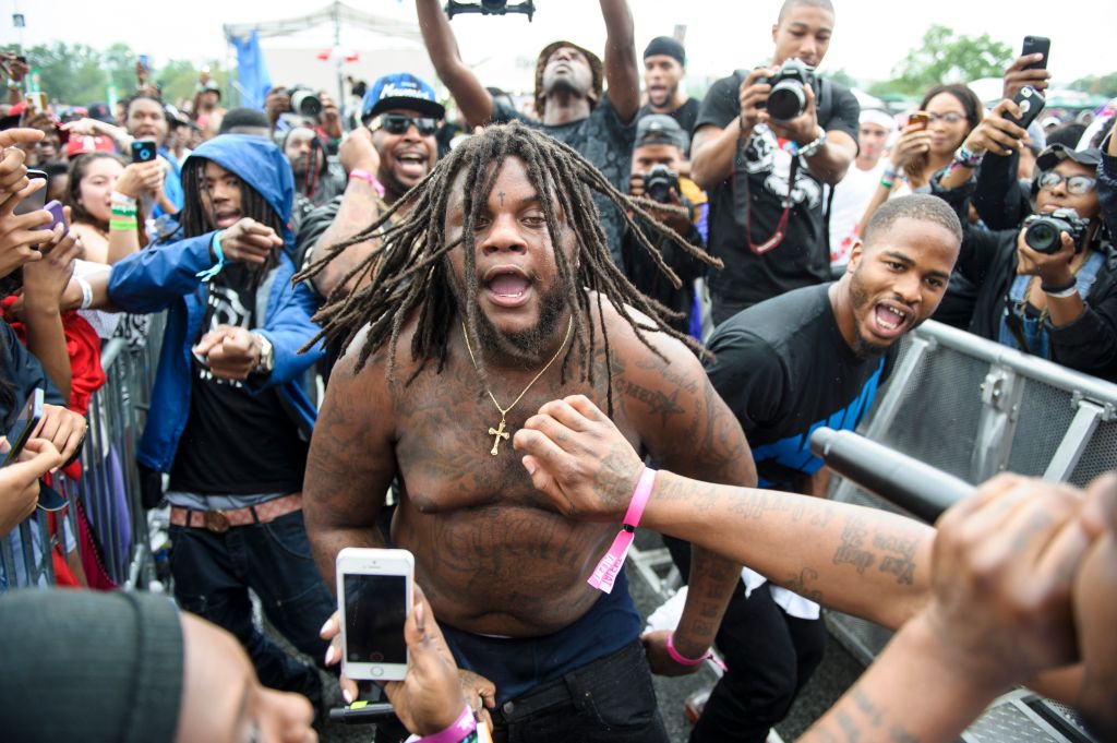 Fat Trel performs at the Trillectro Music Festival in Washington, D.C.