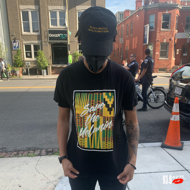 "Save The Melanin" T-Shirt & "Black Mental Health Matters" Hat