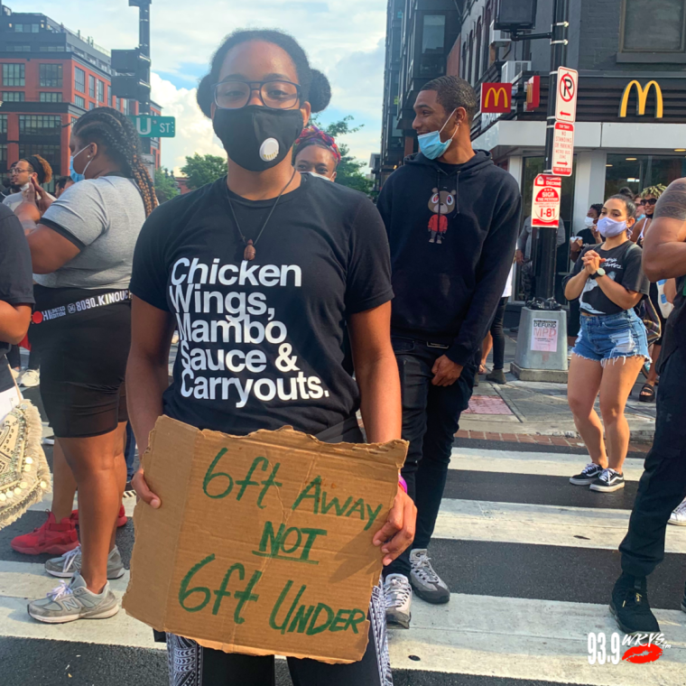 "6ft Away NOT 6ft Under" Sign