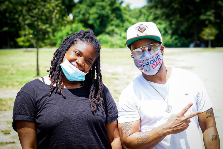 Angie Ange Joins The QuickSilva Show With Dominique Da Diva "In The Streets" Feeding The Community