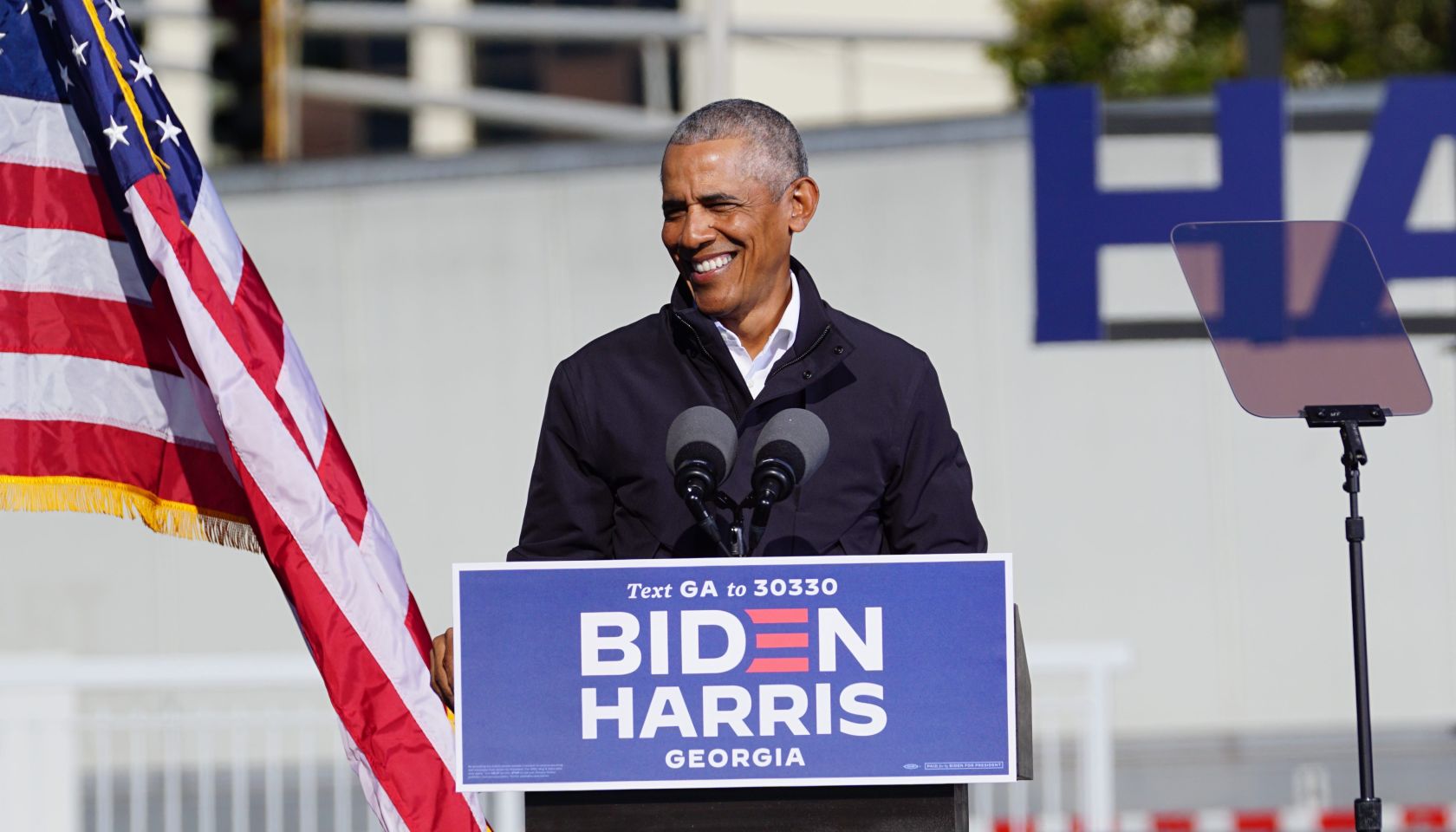 Barack Obama at Biden-Harris rally in Atlanta, Georgia
