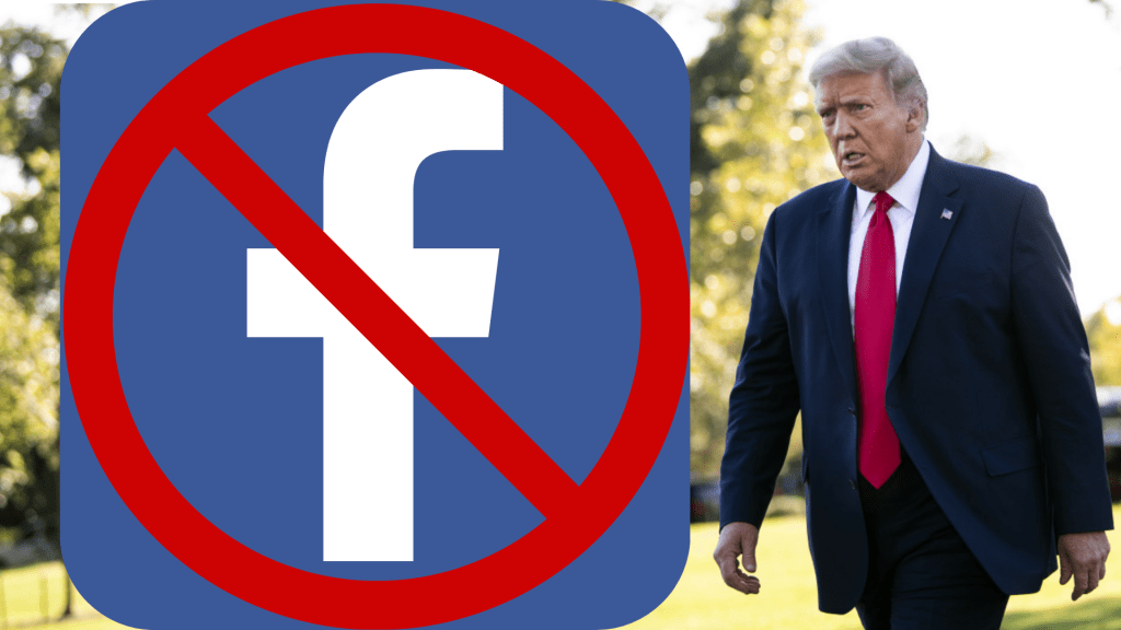 Trump Blocked On Facebook