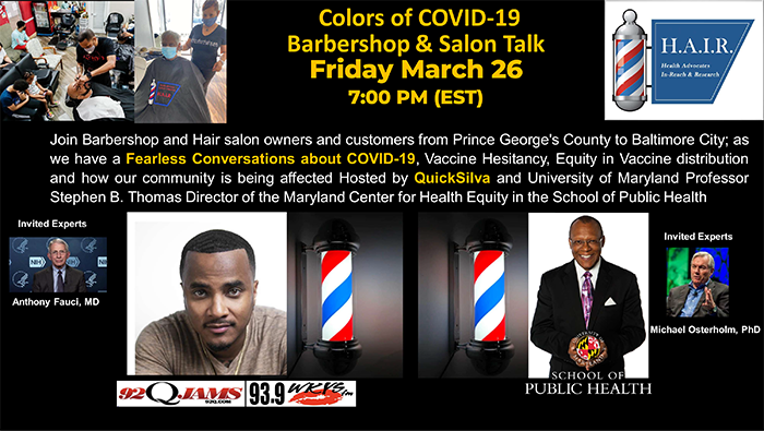 COLORS OF COVID 19 Barbershop and Salon Talk