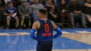 Russell Westbrook "rock-the-baby" gif