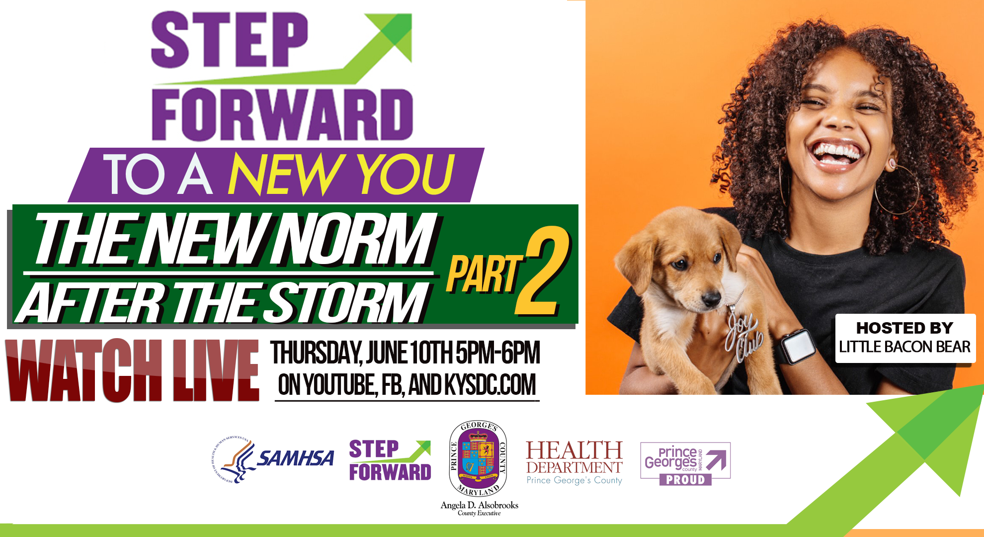 Step Forward to A New You - The New Norm After the Storm with Little Bacon Bear