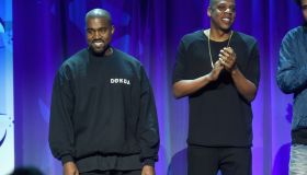 Kanye West & Jay-Z Attend Tidal Launch