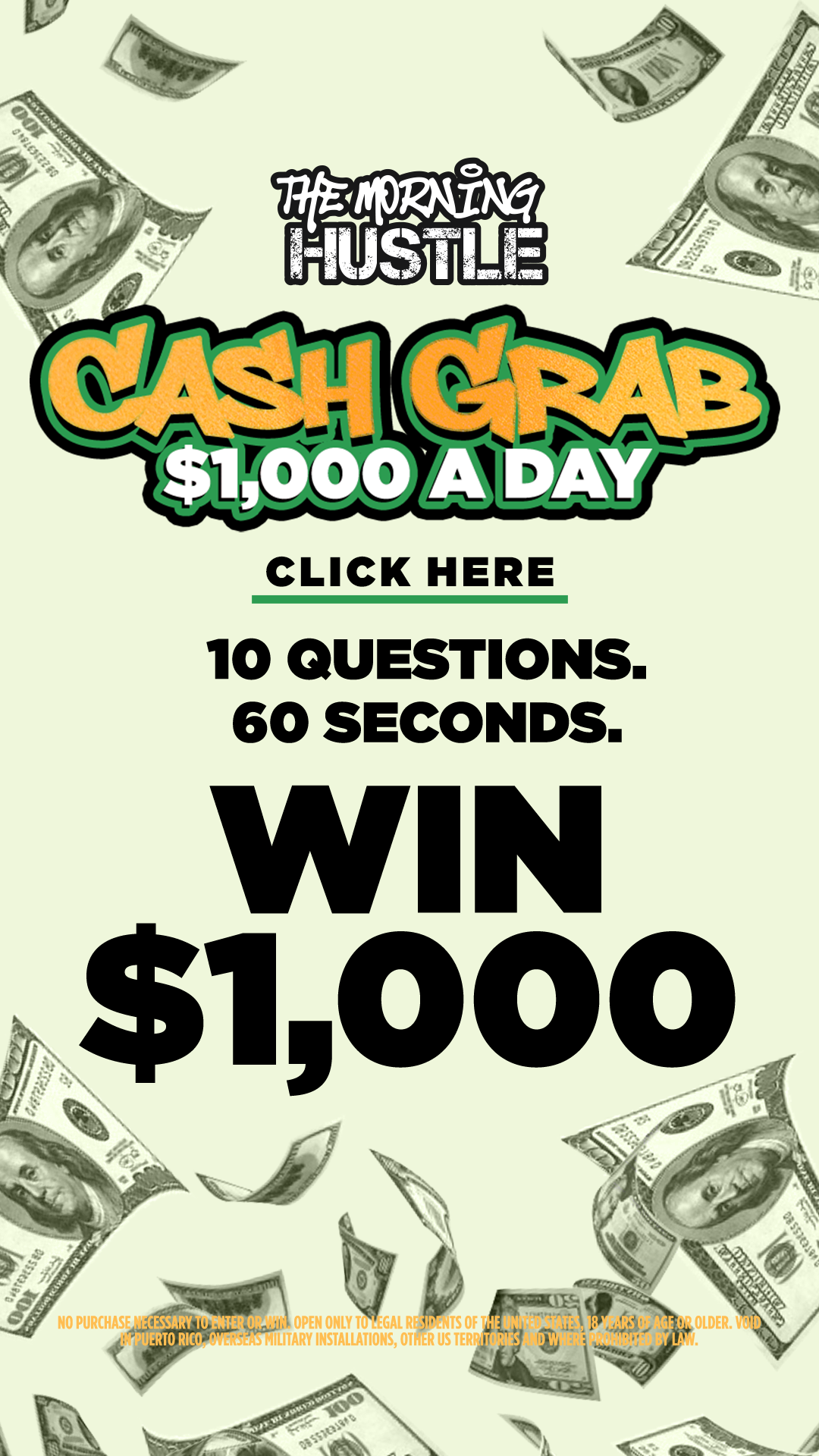 The Morning Hustle Cash Grab 2022 Web Graphics