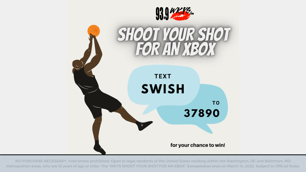 The “WKYS SHOOT YOUR SHOT FOR AN XBOX” Sweepstakes