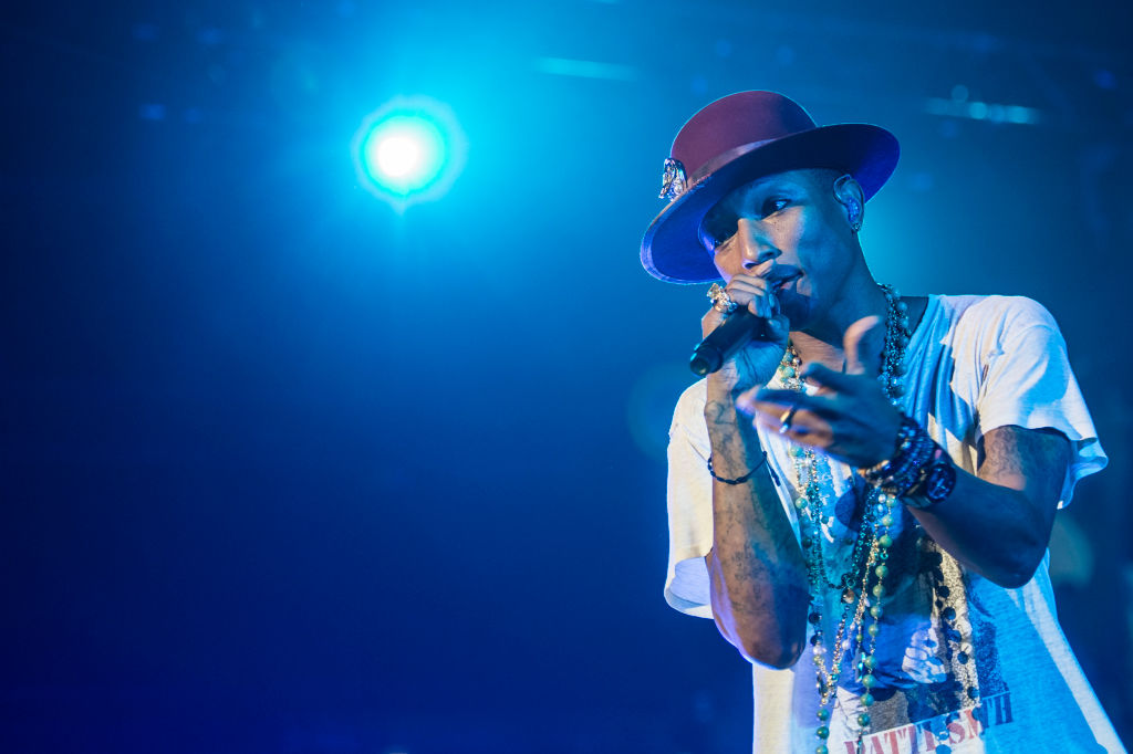 Pharrell Williams live in concert