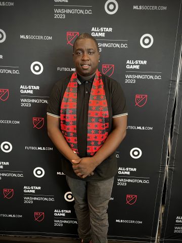 Ricky Platinum at Audi Field with DC United