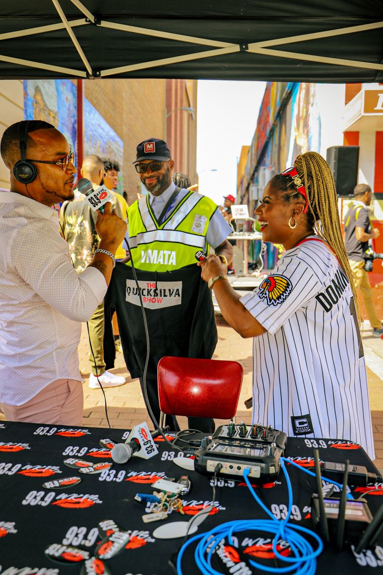 DJ Quicksilva & Dominique Da Diva Broadcast Live at Ben’s Chilli Bowl