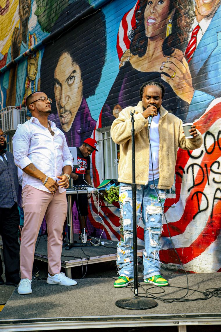 Wale At Ben’s Chili Bowl with DJ Quicksilva