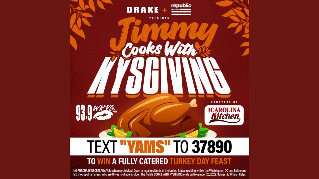 Jimmy Cooks KYS-Giving Catered Dinner Sweepstakes