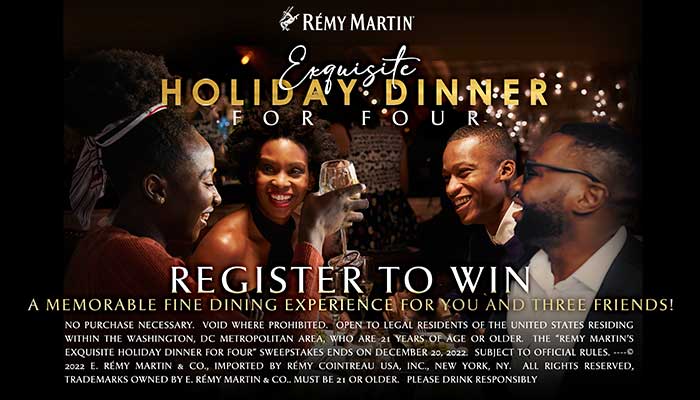 Remy Martin Exquisite Holiday Dinner For Four Contest