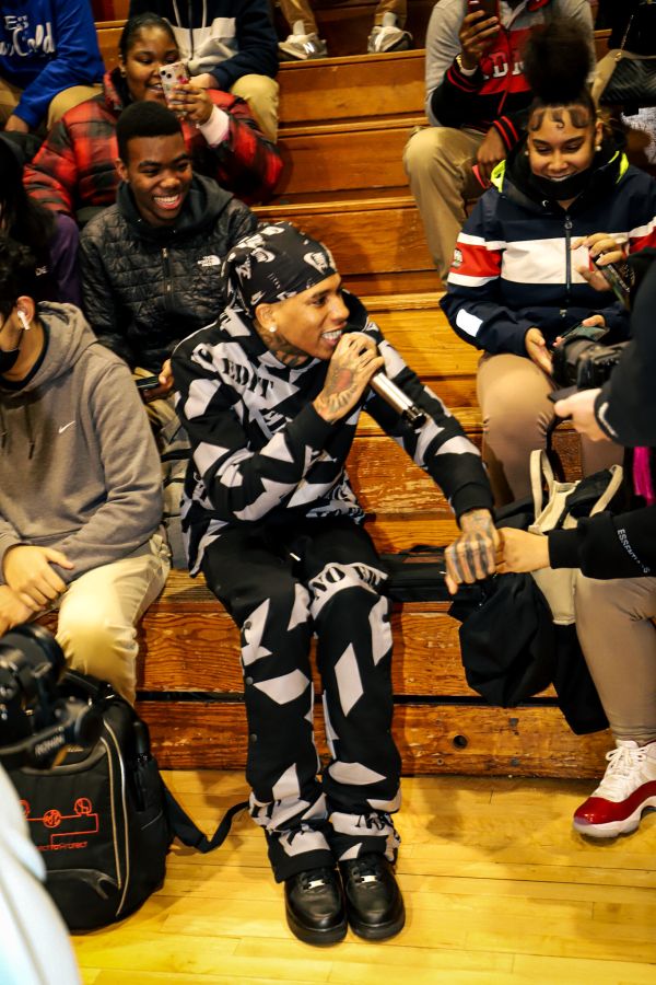 NLE Choppa at Potomac High School In Maryland