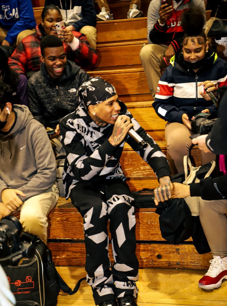 NLE Choppa at Potomac High School In Maryland