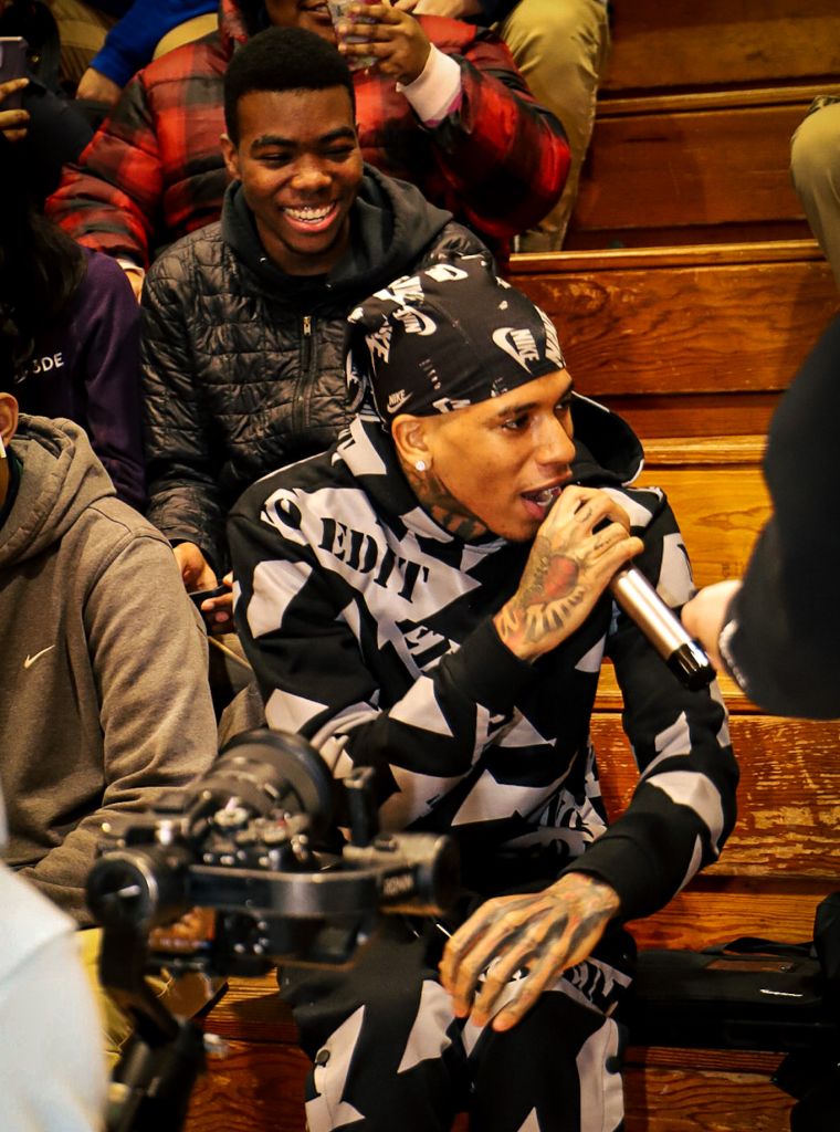 NLE Choppa at Potomac High School In Maryland