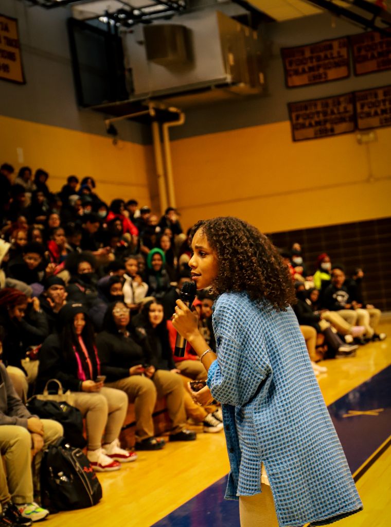 Little Bacon Bear at Potomac High School In Maryland