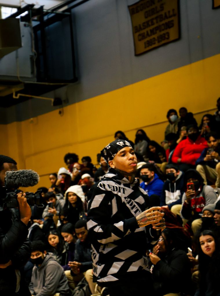 NLE Choppa at Potomac High School In Maryland