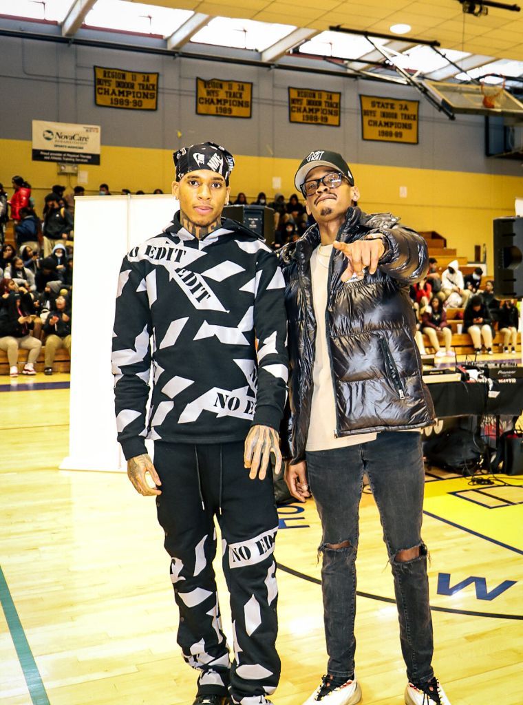 NLE Choppa at Potomac High School In Maryland