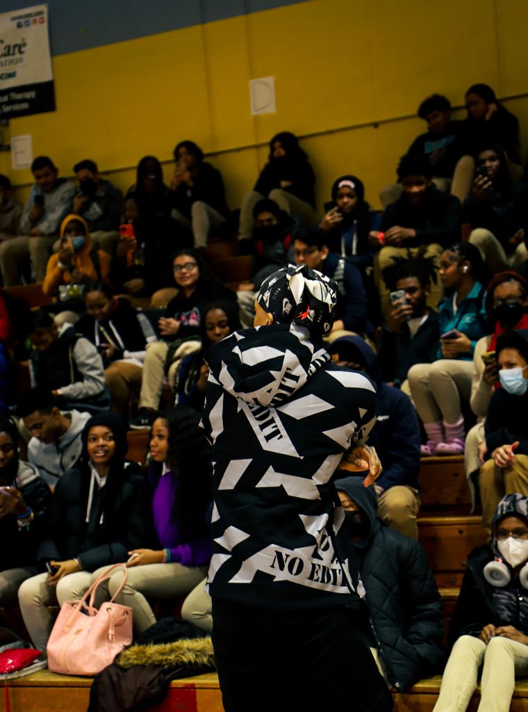 NLE Choppa at Potomac High School In Maryland
