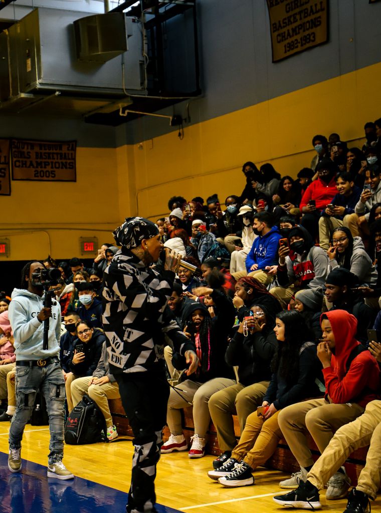 NLE Choppa at Potomac High School In Maryland