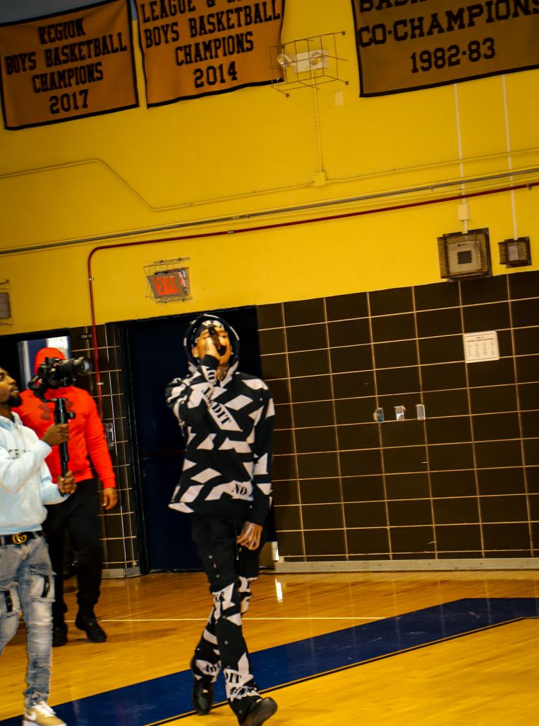 NLE Choppa at Potomac High School In Maryland