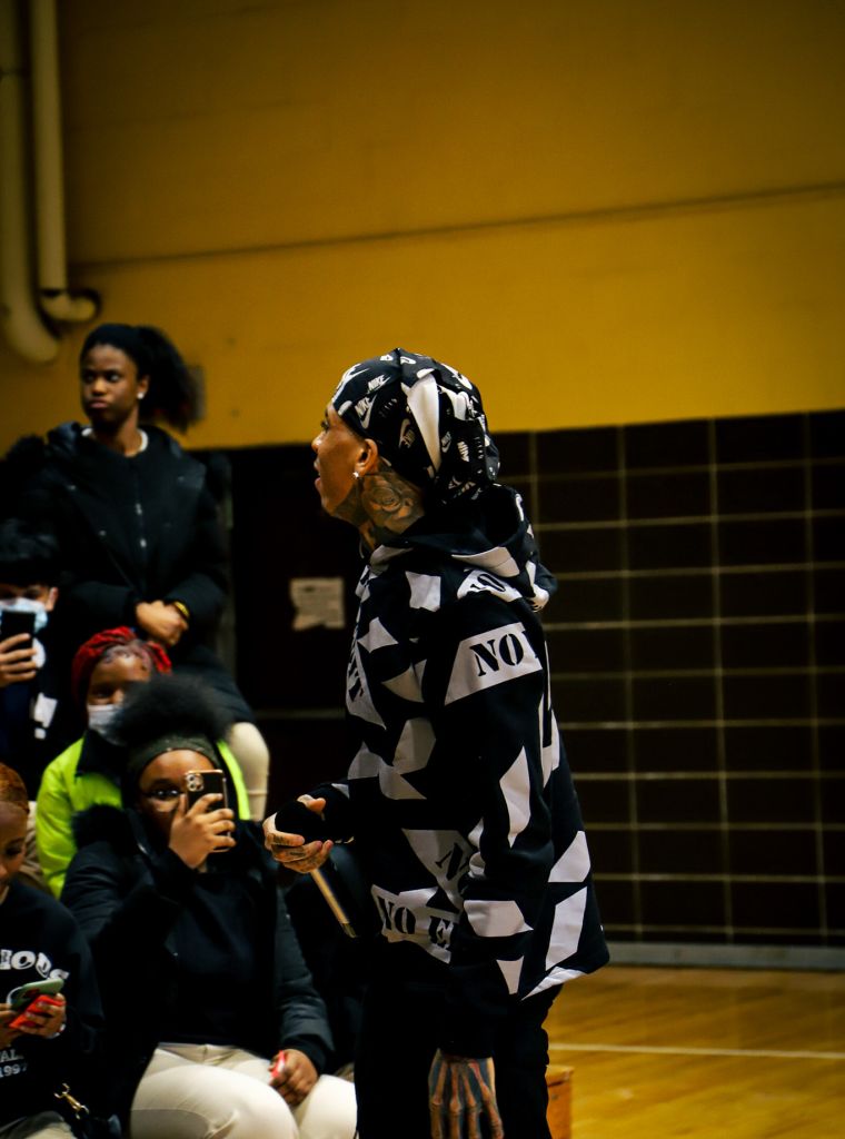 NLE Choppa at Potomac High School In Maryland