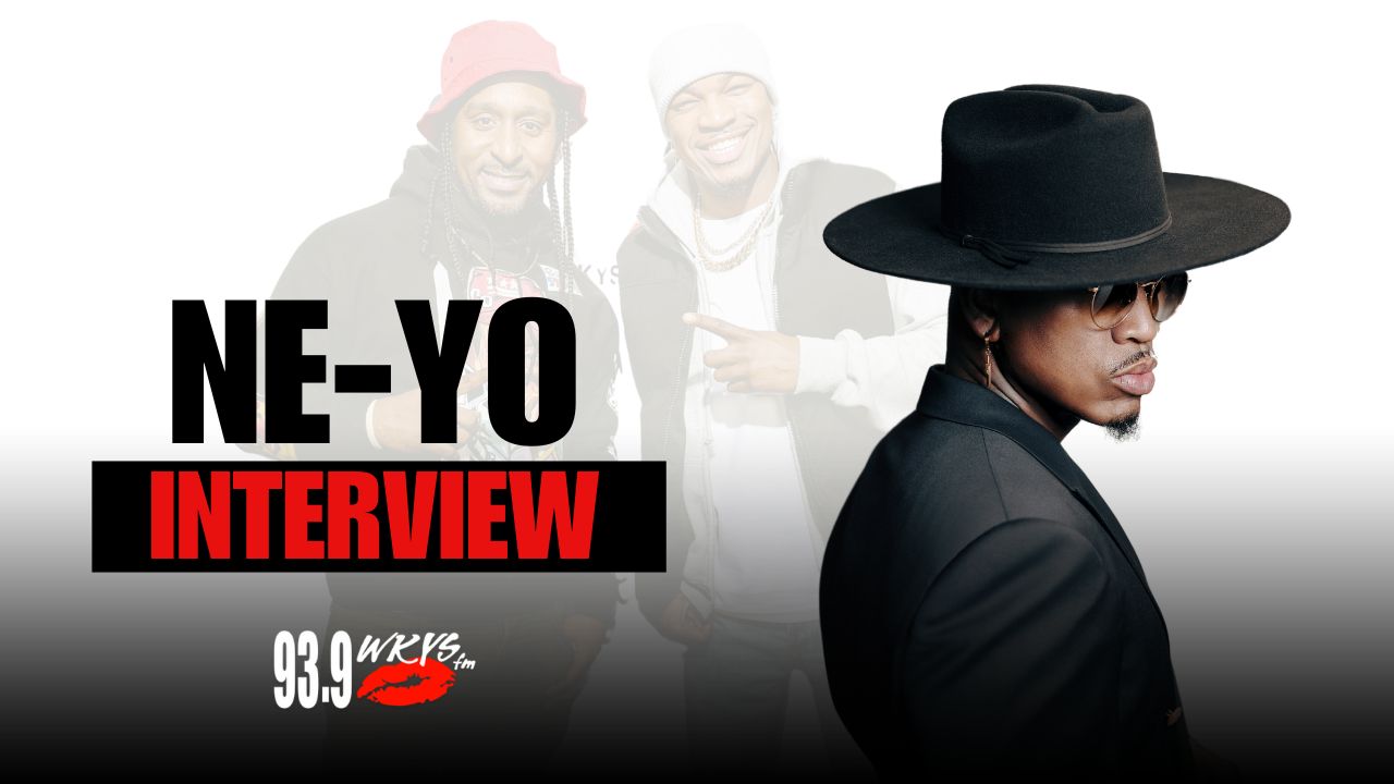 Ne-Yo with Aladdin at 93.9 WKYS