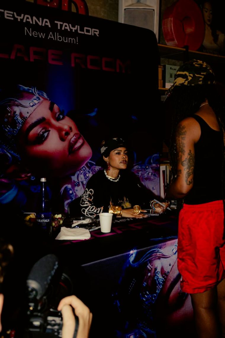 Teyana Taylor "Escape Room" In-Store Signing at Byrdland Records