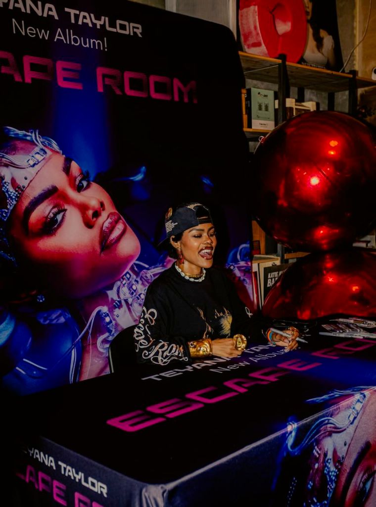 Teyana Taylor "Escape Room" In-Store Signing at Byrdland Records