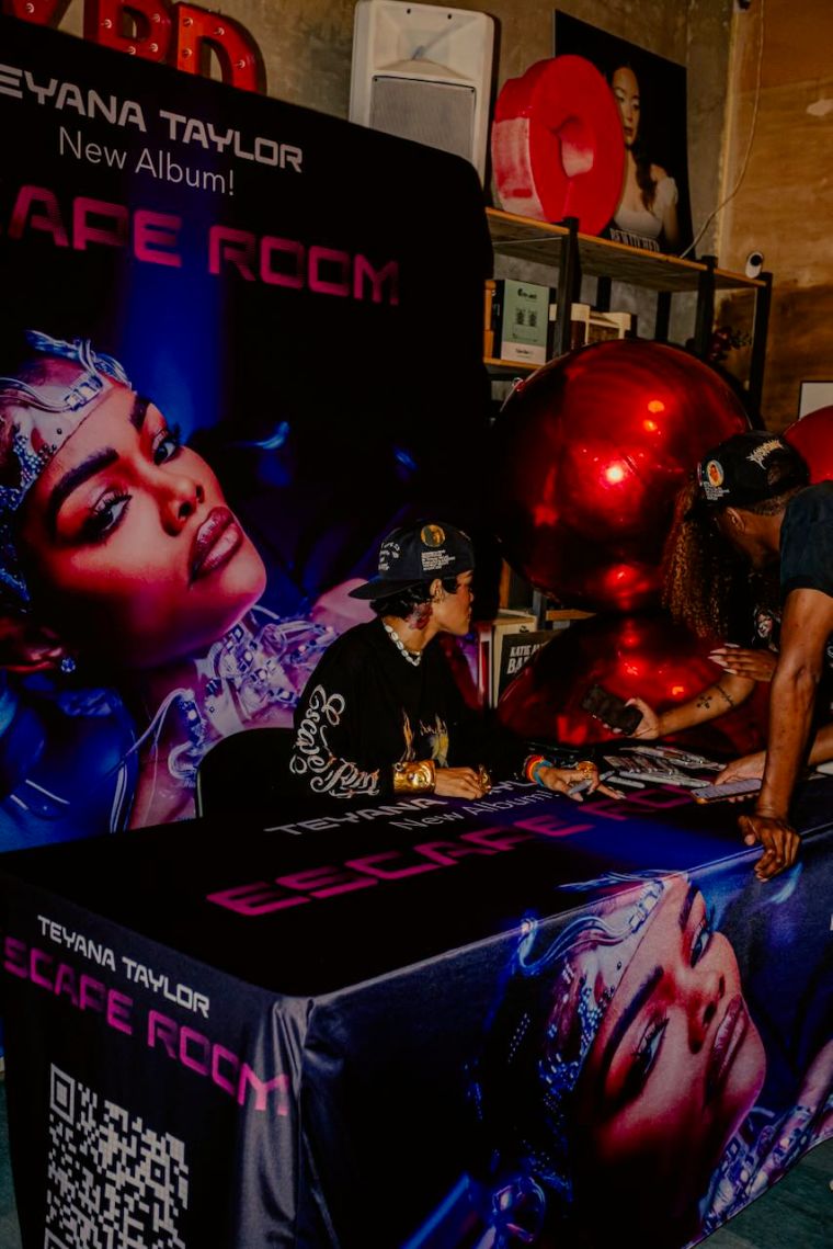Teyana Taylor "Escape Room" In-Store Signing at Byrdland Records