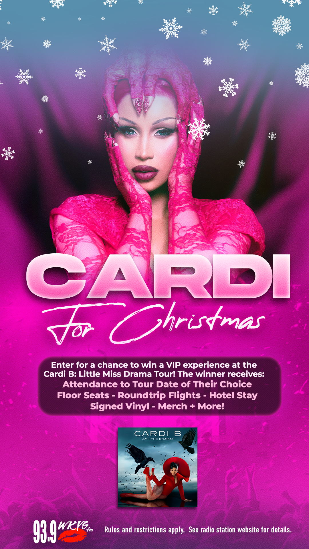 Cardi B for Christmas Graphics