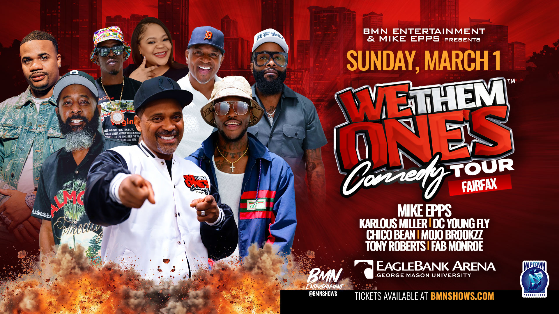 We them ones comedy tour graphic