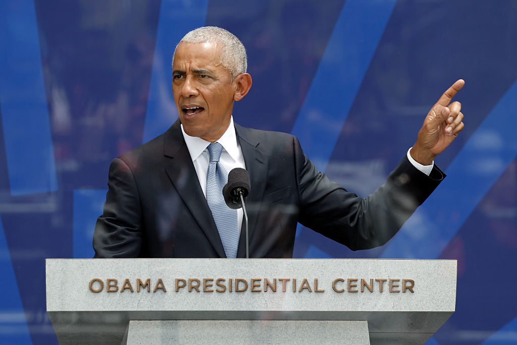 Former Presidents Gather For The Obama Presidential Center Dedication Ceremony