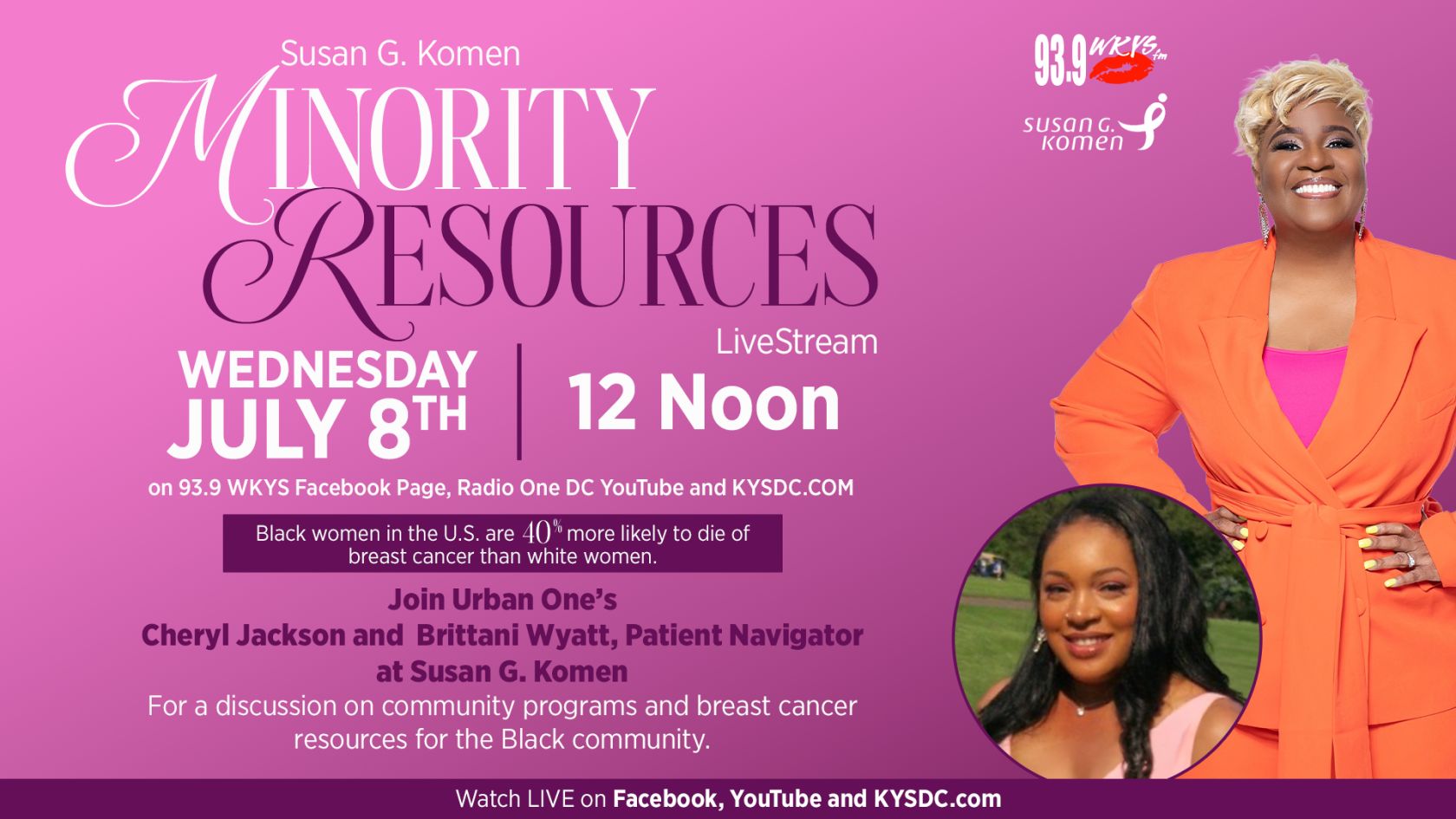 Susan G. Komen - Minority Resources Livestream